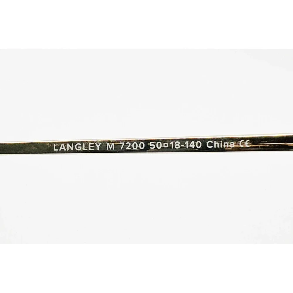 Warby Parker Langley Eyeglasses Men Tortoise Shell Round Frame 50-18-140
